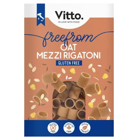 Vitto Italian Pasta Mezzi Rigatoni Gluten Free Oat FreeFrom