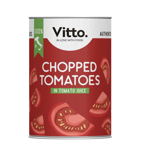 Chopped tomatoes – canned Italian base for sauces