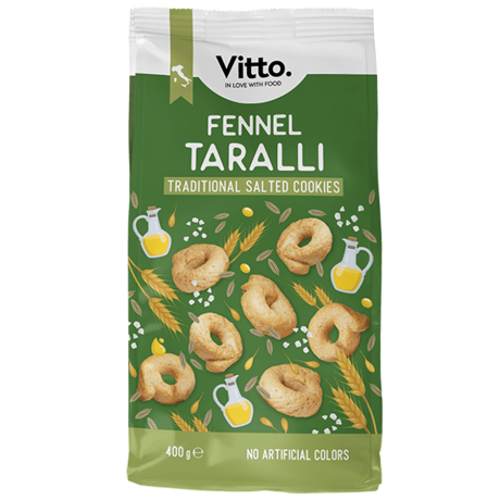 Fennel taralli – Italian ring-shaped aperitivo snacks