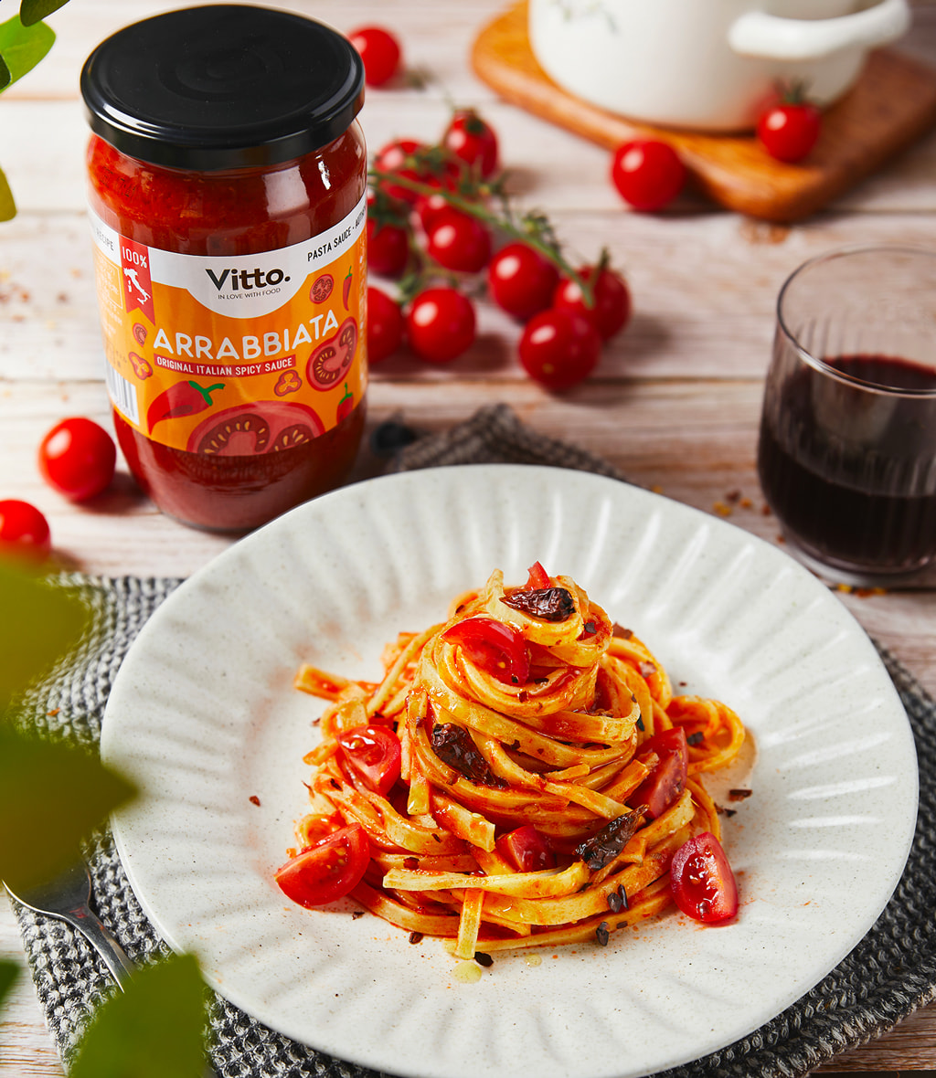 Spicy arrabbiata linguine - Vitto | In love with food